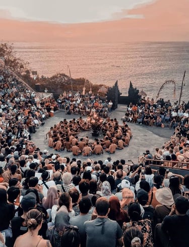 Kecak dance at Uluwatu Bali