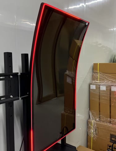 the 4k j curved touch screen for casino and gaming