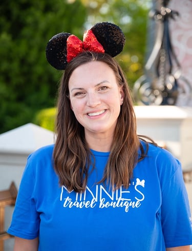 Kate Elliott pictured at Disney's Magic Kingdom® Park.