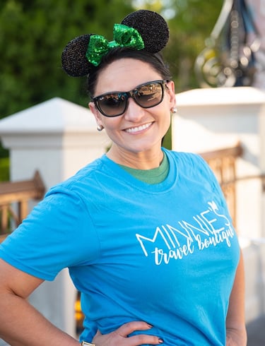 Nora Stewart pictured at Disney's Magic Kingdom® Park.