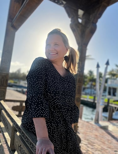 Erin Lair with Minnie's Travel Boutique pictured in the Florida Keys.