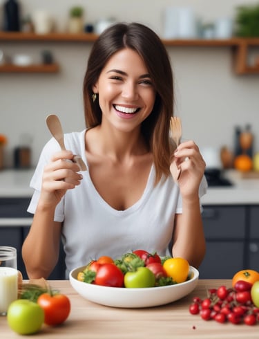 Collection of unique accessories arranged on a clean white background with blue accents
