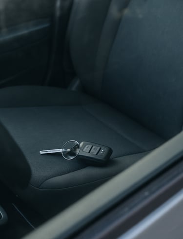 Key locked inside car