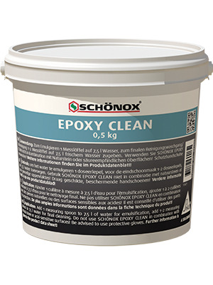 Schonox epoxy clean, epoksido valiklis, siuliu valiklis.epoksido ploviklis.