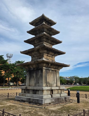 Jeongnimsa 5 storey pagoda