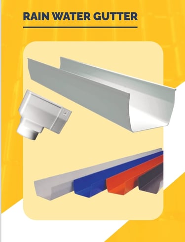 pvc rainwater gutter 