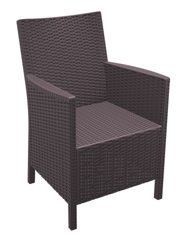 bahçe için rattan sandalye modeli