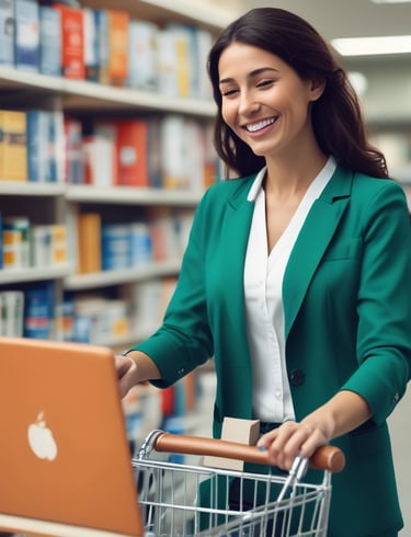 A calm and modern medical clinic reception area with digital screens.