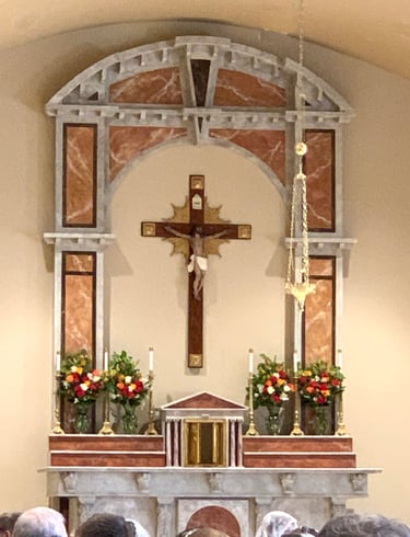 St Joan of Arc alter