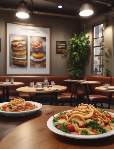 Warm, inviting hotel lobby showcasing modern design and comfortable seating.