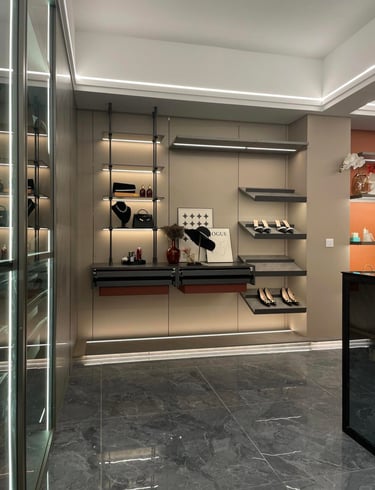 Terra Cognac closet systems by SophieShop. 