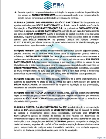GArantia contratual FSA