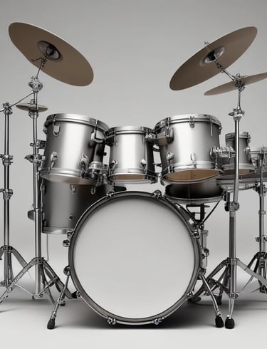 A classroom setting with students learning music.