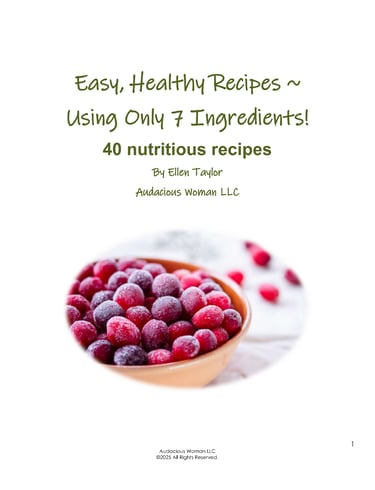 Audacious Woman LLC bowl of berries healthy recipes