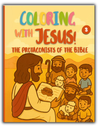 coloring with jesus volumen 3 book cover shadow