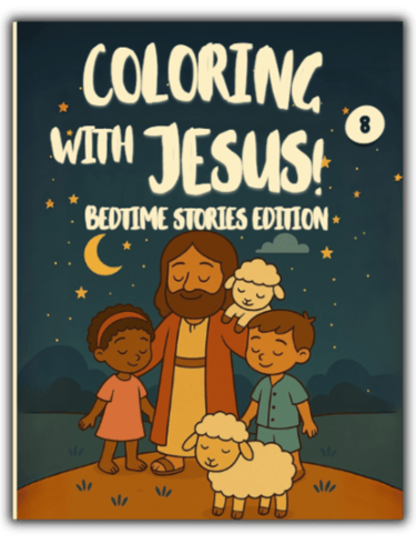 coloring with jesus volumen 8 book cover shadow