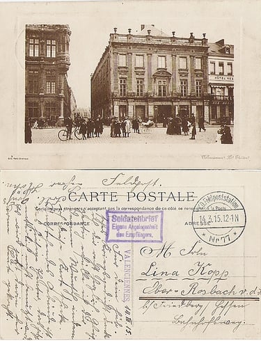 Feldpoststation no. 77 Eigene Angelegenheit des Empfängers