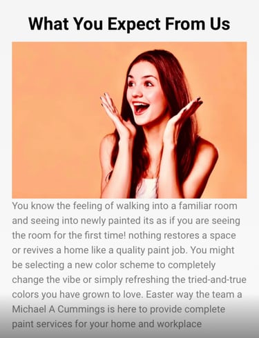 Enjoy the frshly painted room Michael Cummings Painting Interior