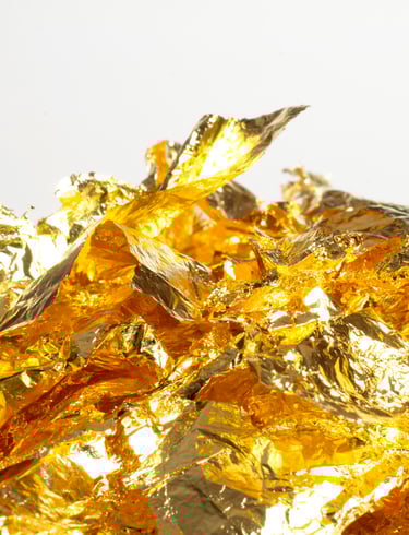 feuilles d'or précieuses