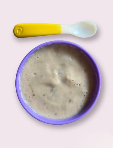 avocado strawberry and blueberry baby puree