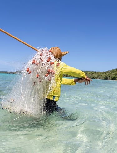 Fisherman, Ile des Pins