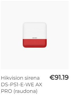 Hikvision sirena DS-PS1-E-WE AX PRO 
