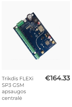 Trikdis FLEXi SP3 GSM apsaugos centralė