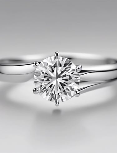 A serene setting with a jewelry box open, showcasing an array of rings.