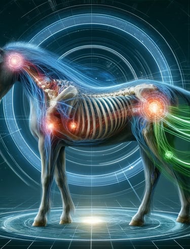 Guérison Énergétique Avancée : Soin Holistique Futuriste pour Chevaux