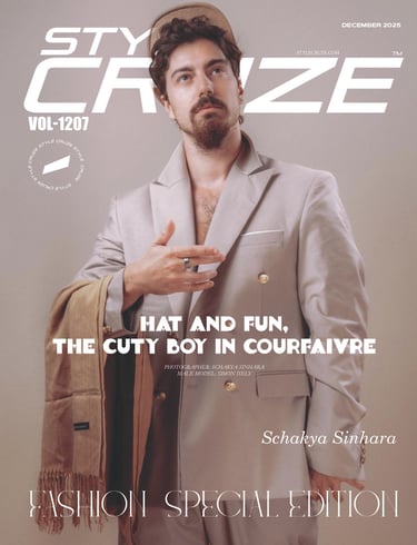 Portraits éditoriaux / Mode avec Simon Isely dans Stylé Cruze Magazine