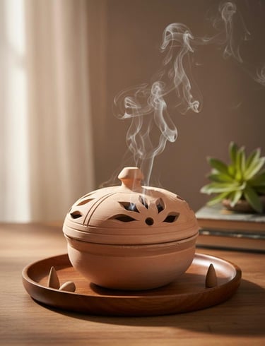 Modern terracotta clay earthenwares