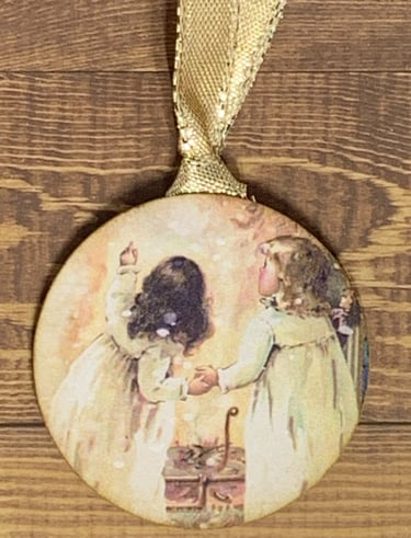 Old fashioned Christmas / Vintage paper clips