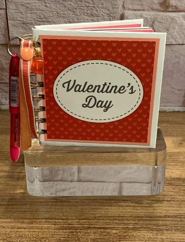 Valentine's Day Spiral Notebook