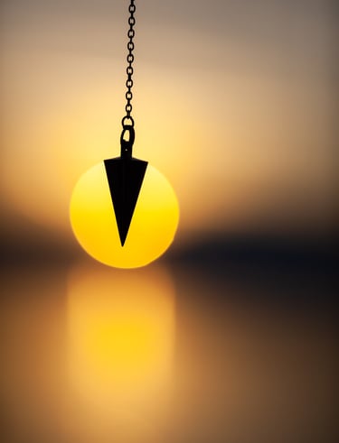 a black arrow pointing down to the sun