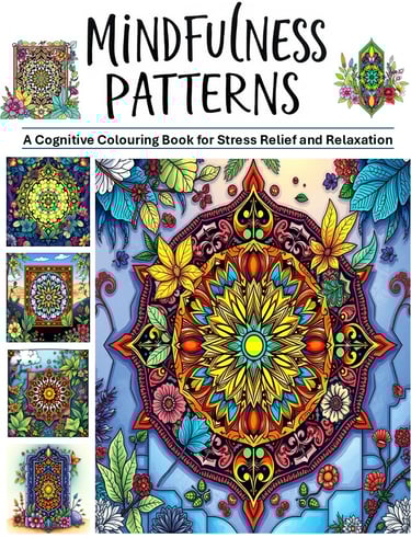 Mindfulness Patterns Colouring Book cover
