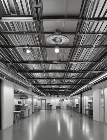 Team of experts performing maintenance on fire protection systems.