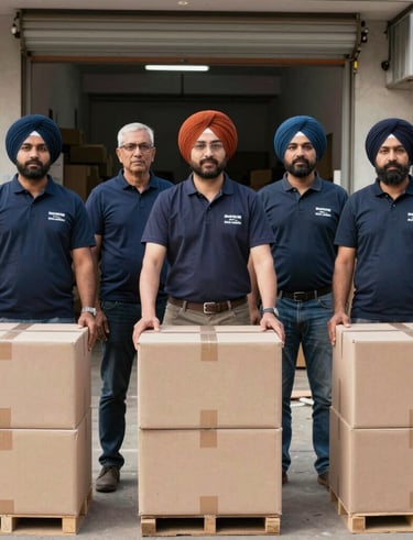 Professional team of packers and movers in Chandigarh providing relocation services