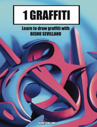 1 GRAFFITI - Graffiti book for beginners, learn how to draw letters step by step.