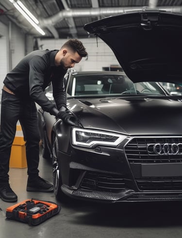 A satisfied customer enjoying a clean space.