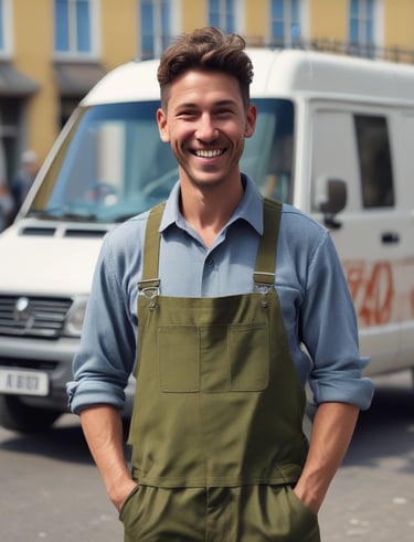 Friendly Proxi Artisans team member explaining repair options to a homeowner in Île-de-France.