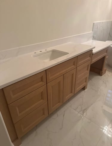 Bathroom Cabinets and Countertop