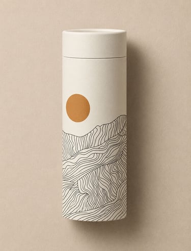 Custom Bespoke Design Scatter Tubes Available Wholesale in the UK Artwork