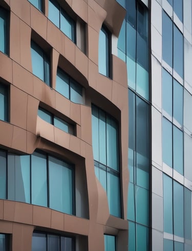 Steel door with modern design installed at a building entrance.