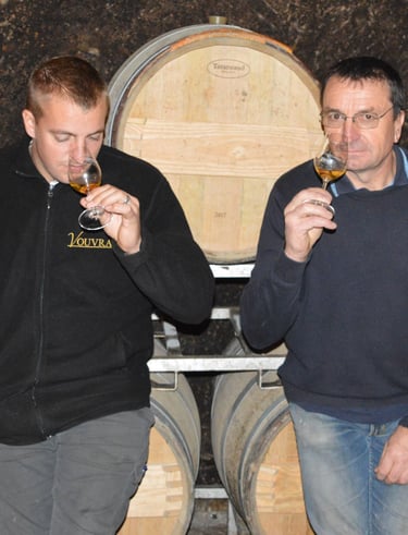 Thierry et Tanguy Cosme producteur de Vins de Vouvray