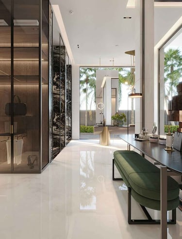 Luxury advisory office interior representing Bond Properties Global’s consulting approach.