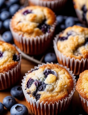 blueberry muffins