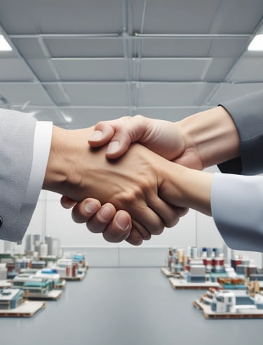 A bustling market scene showcasing various products, representing retail and wholesale opportunities.