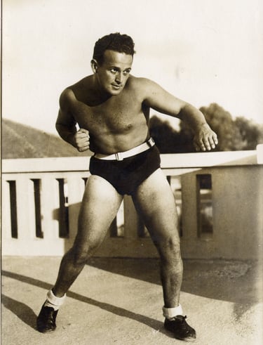 moshe feldnekrais as an athletic young man