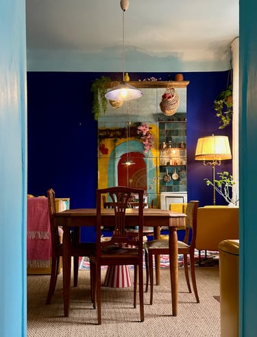 Le séjour depuis la chambre