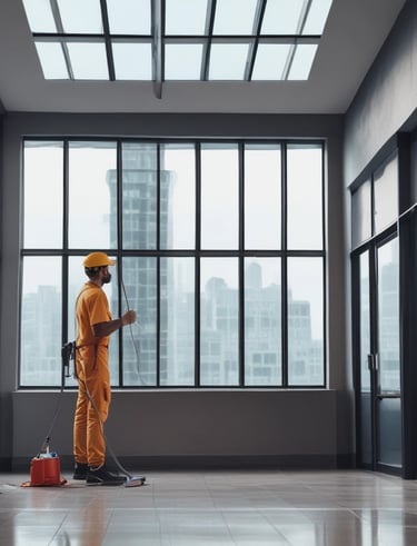 Before and after images showcasing a deep cleaning transformation.